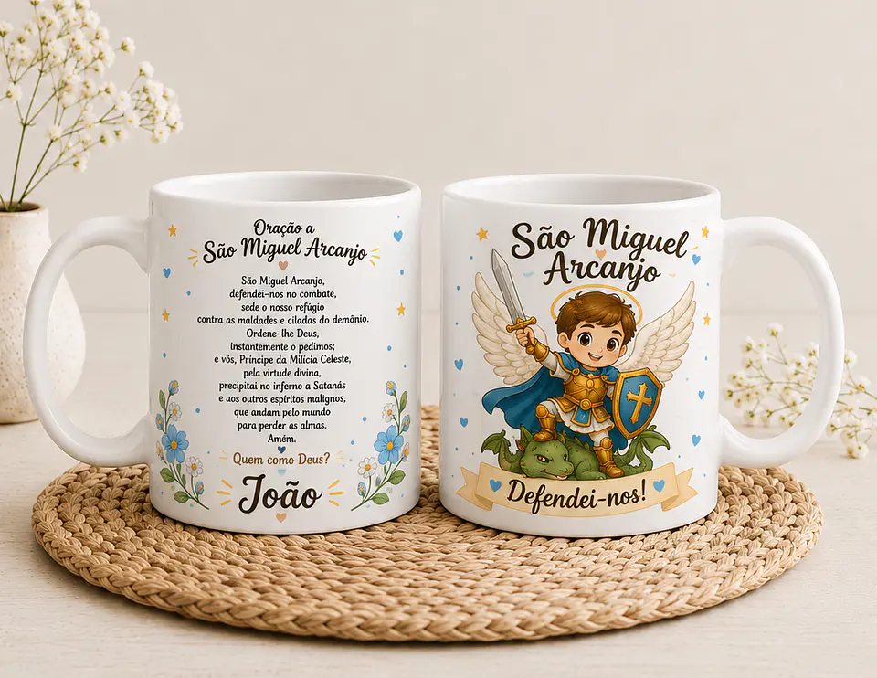 Caneca Personalizada de São Miguel Arcanjo 1