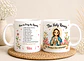 Caneca Personalizada “Como Rezar o Terço” | Nossa Senhora | Presente Religioso - Thumbnail 1