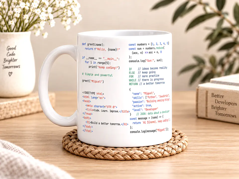 Caneca Personalizada para Programador | Presente para Informáticos, Developers e Amantes de Código 2