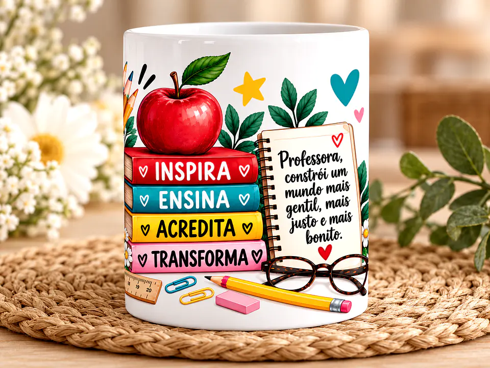 Caneca Personalizada para Professora com Nome – Presente Especial de Agradecimento 3