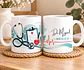 Caneca Personalizada Médico com Nome – Presente Original para Médico - Thumbnail 1