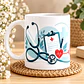 Caneca Personalizada Médico com Nome – Presente Original para Médico - Thumbnail 3