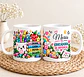 Caneca Personalizada Educadora de Infância – Ensina, Cuida, Inspira e Encanta - Thumbnail 1