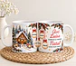 Caneca de Natal Personalizada para Avó com Nome dos Netos - Thumbnail 1