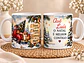 Caneca Personalizada para Avô – O Natal é Melhor Contigo | Presente de Natal com Nomes dos Netos - Thumbnail 1