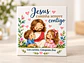 Azulejo Lembrança de Catequese com Íman – Jesus Caminha Sempre Contigo | Personalizado - Thumbnail 1