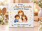 Azulejo Íman Anjo da Guarda Personalizado – Lembrança de Catequese - Thumbnail 1