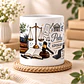 Caneca Personalizada Advogado – Presente de Profissão com Nome - Thumbnail 3
