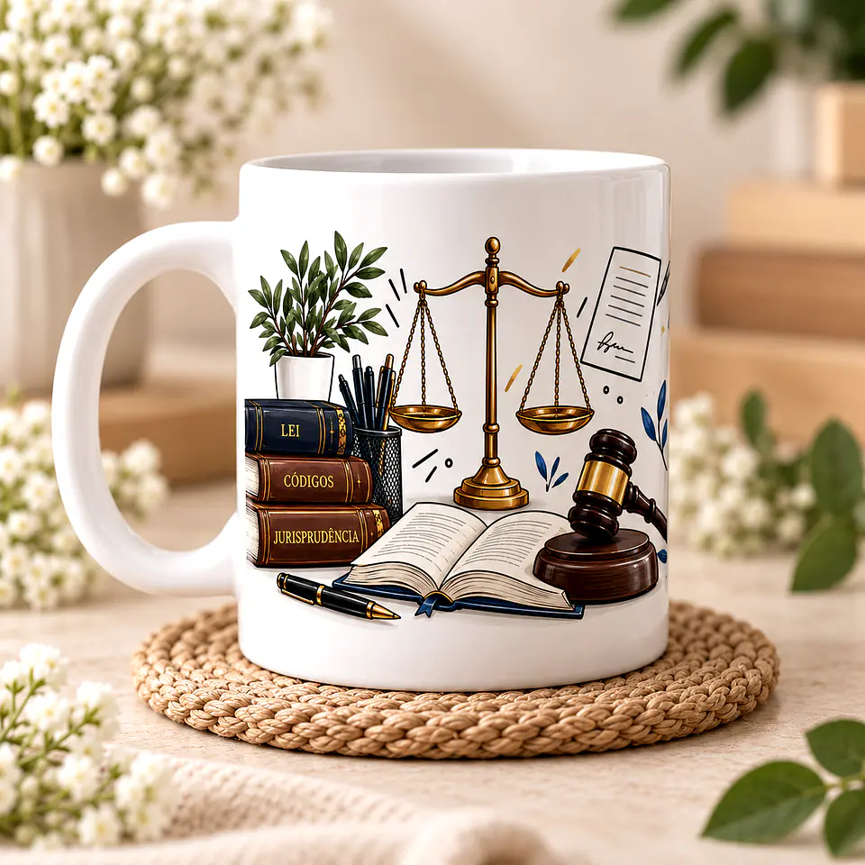 Caneca Personalizada Advogado – Presente de Profissão com Nome 4