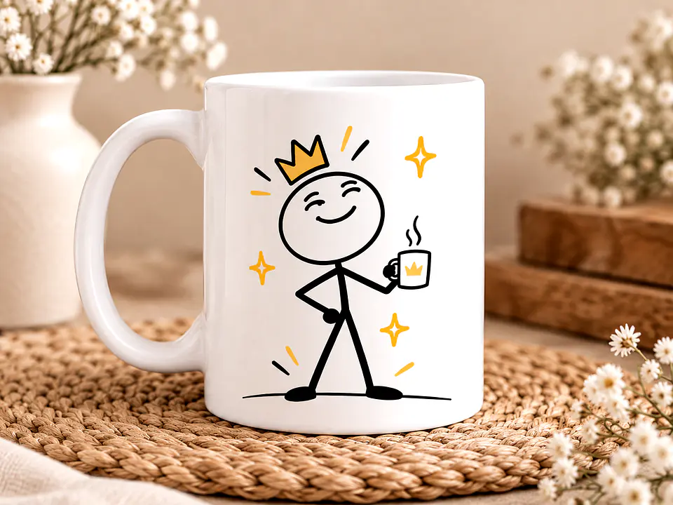 Caneca Personalizada “Não é Ego, é Estatuto” – Caneca com Nome e Humor 3