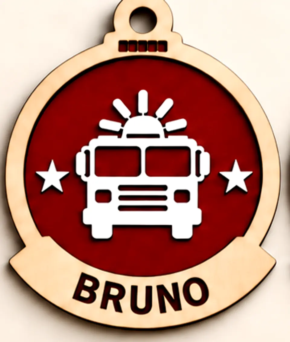 Bolas de Natal Personalizadas com Nome para Bombeiros em Madeira  – Um Tributo a Quem Protege 7