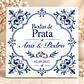 Lembrança de Bodas de Prata Personalizada – Azulejo com Nomes e Data - Thumbnail 3