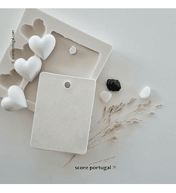 PLACA DO AMOR | MOLDE SILICONE ARTESANAL IDM005