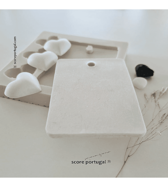 PLACA DO AMOR | MOLDE SILICONE ARTESANAL IDM005