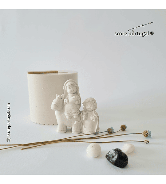  MARIA- M. JESUS- S. JOSÉ - BURRO 3D | MOLDE SILICONE ARTESANAL IDM159
