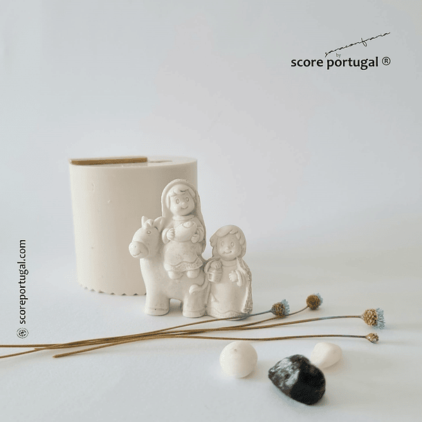  MARIA- M. JESUS- S. JOSÉ - BURRO 3D | MOLDE SILICONE ARTESANAL IDM159 1