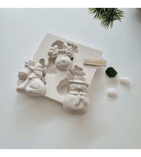 FIGURAS DE INVERNO | MOLDE SILICONE ARTESANAL IDM113