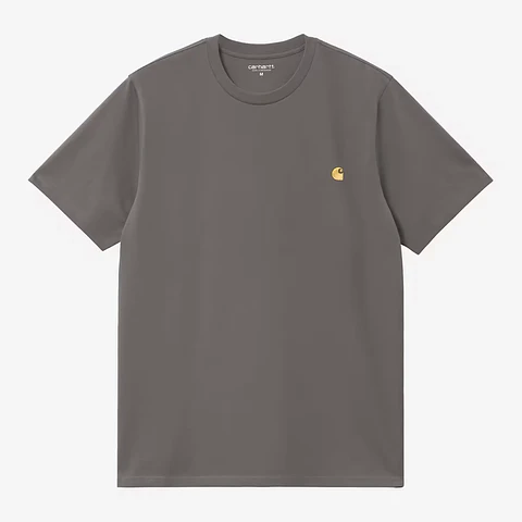 S/S CHASE T-SHIRT (GREY/GOLD)