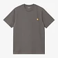 S/S CHASE T-SHIRT (GREY/GOLD) - Thumbnail 1