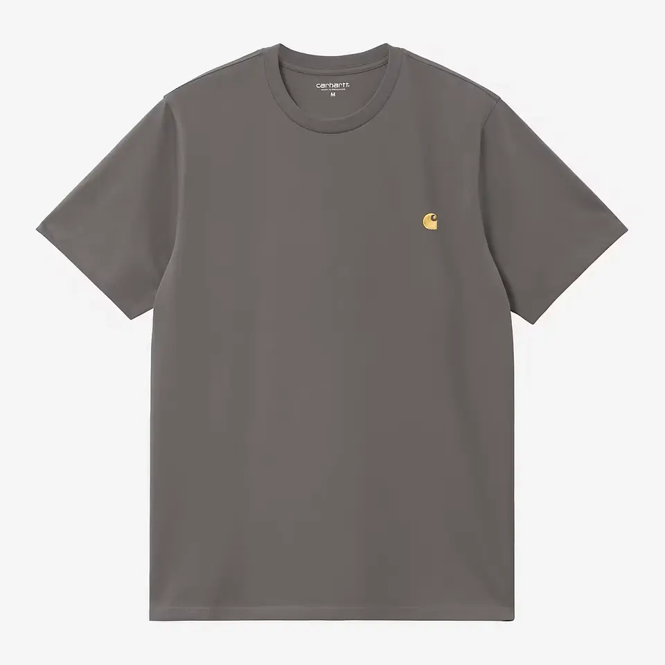 S/S CHASE T-SHIRT (GREY/GOLD) 1