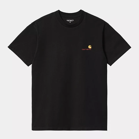 S/S AMERICAN SCRIPT T-SHIRT (BLACK) 