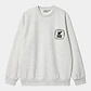 STAMP STATE SWEAT - ASH HEATHER / BLACK - Thumbnail 1