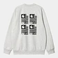 STAMP STATE SWEAT - ASH HEATHER / BLACK - Thumbnail 2