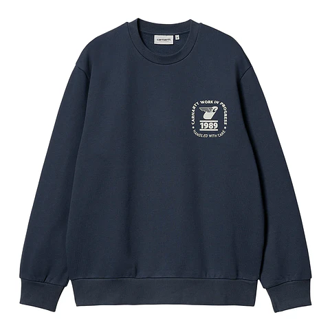 STAMP STATE SWEAT BLUE/GREY
