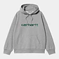 HOODED SWEATSHIRT (GREY/CHERVIL) - Thumbnail 1