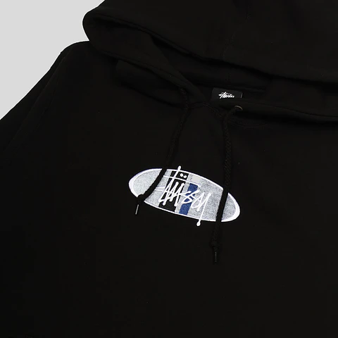 Oval Stock Logo Hoodie  (black)