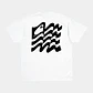 S/S Wavy State T-Shirt (White) - Thumbnail 1