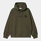PROTECT HOODED SWEATSHIRT (CYPRESS/BLACK)  - Thumbnail 2