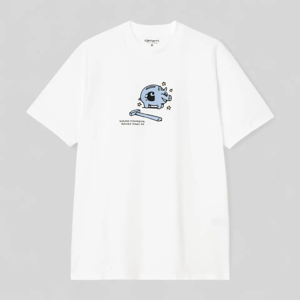 S/S Piggybank T-Shirt (white) 1