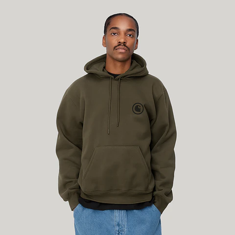 PROTECT HOODED SWEATSHIRT (CYPRESS/BLACK) 