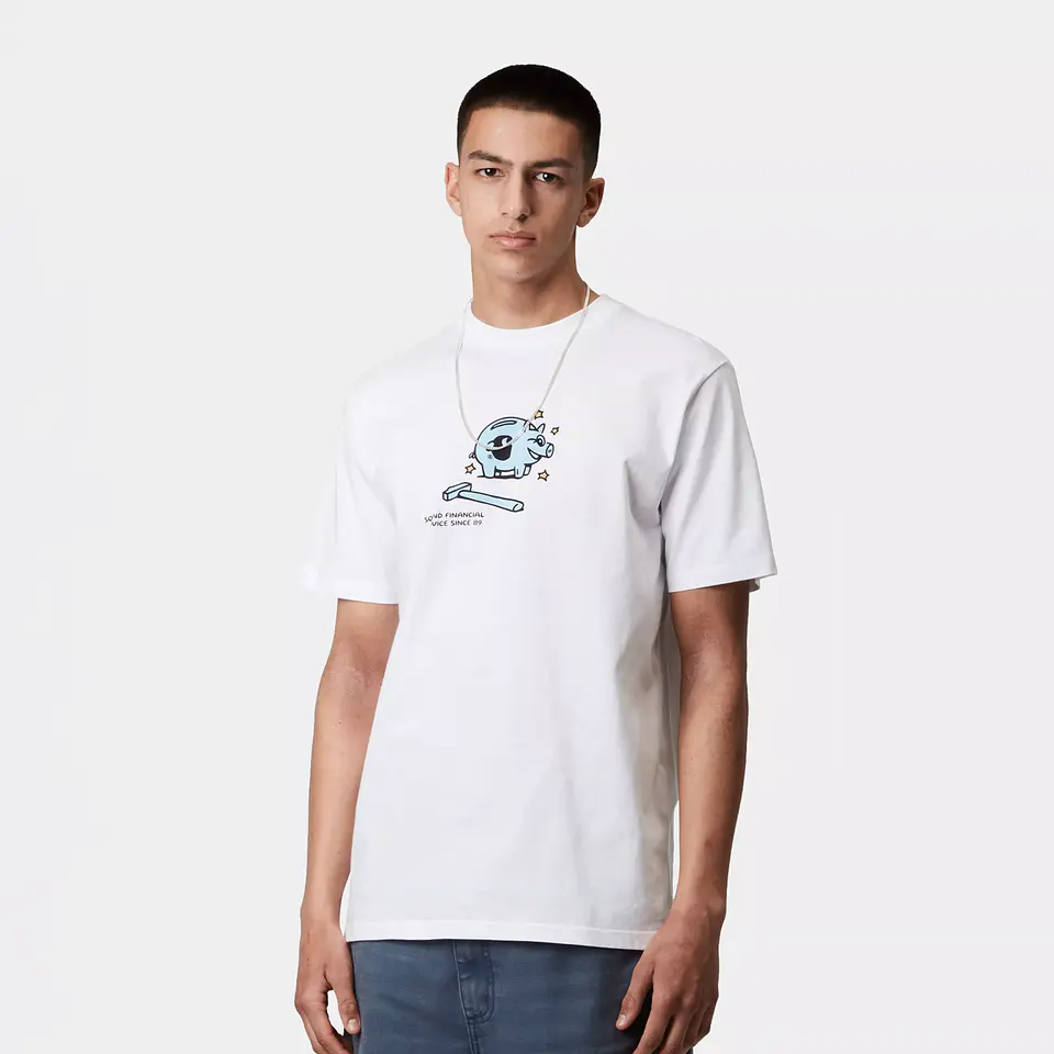 S/S Piggybank T-Shirt (white) 2
