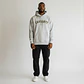 HOODED SWEATSHIRT UNIVERSITY (GREY HEATHER) - Thumbnail 2