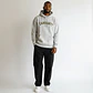 HOODED SWEATSHIRT UNIVERSITY (GREY HEATHER) - Thumbnail 3