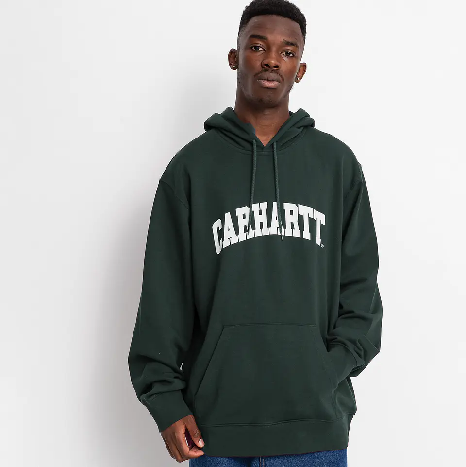 HOODED SWEATSHIRT UNIVERSITY (GREEN) 3