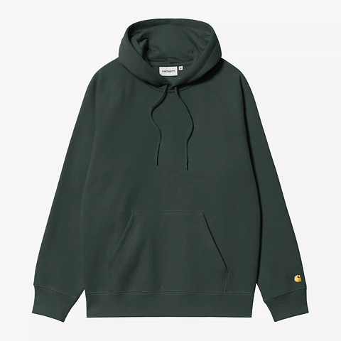 HOODED CHASE SWEATSHIRT (DARK GREEN)