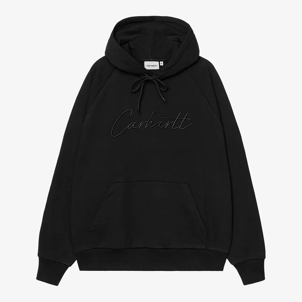HOODED RAY SWEATSHIRT (BLACK) 1