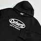 HOODED OVAL SWEAT (BLACK) - Thumbnail 2