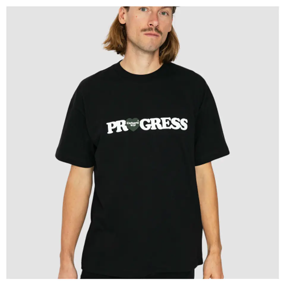 I HEART PROGRESS T-SHIRT (BLACK) 2