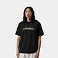 S/S DANDELION SCRIPT T-SHIRT (BLACK) - Thumbnail 3