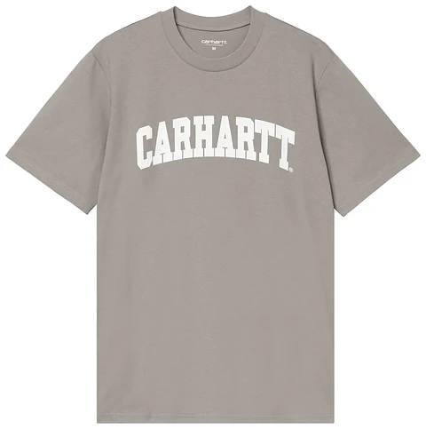 S/S UNIVERSITY SCRIPT T-SHIRT (GREY)