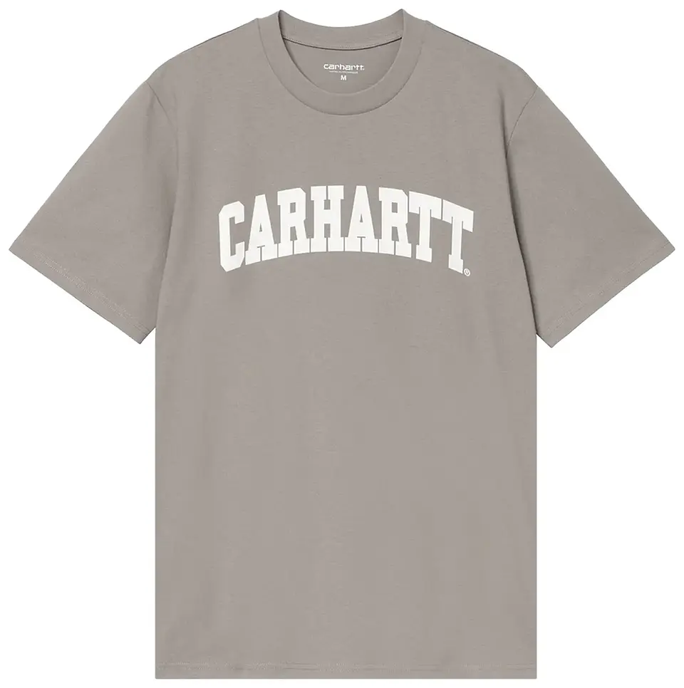 S/S UNIVERSITY SCRIPT T-SHIRT (GREY) 1