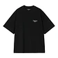 S/S SIGNATURE T-SHIRT (BLACK/WHITE)  - Thumbnail 1