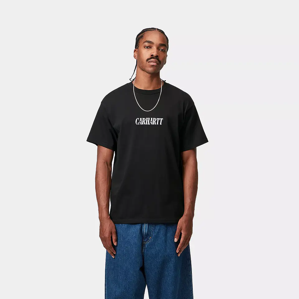 MULTI STAR SCRIPT T-SHIRT (BLACK/WHITE) 3