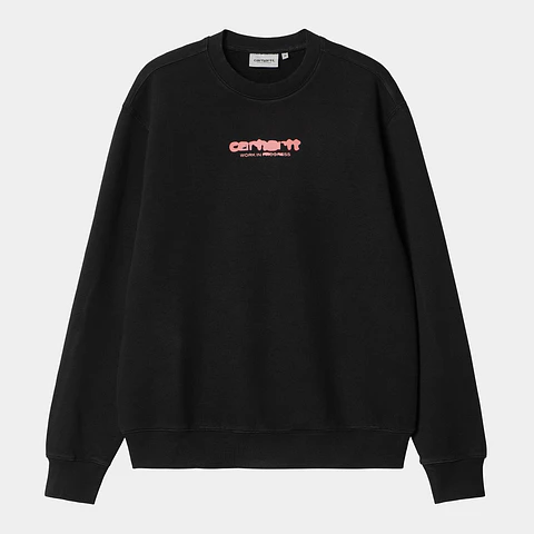 SWEAT INK BLEED BLACK/PINK