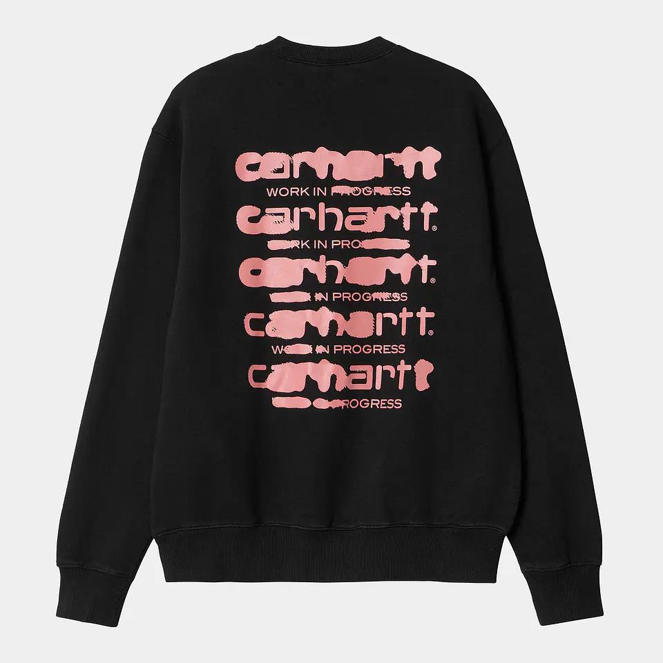 SWEAT INK BLEED BLACK/PINK 2