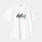 S/S Brush WIP T-Shirt (White) - Thumbnail 1